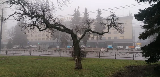 Напередодні Нового року Луцьк огорнув туман (фото)