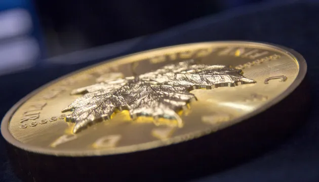 У Канаді випустили 10-кілограмову золоту монету (фото)