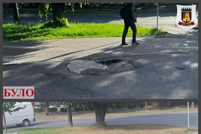 У Луцьку змусили «Укртелеком» привести до ладу просілий люк