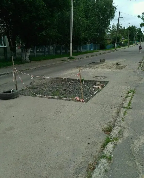 «Луцьктепло» не відновлює благоустрій міста після робіт (фото)