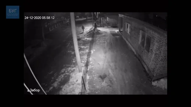 У Нововолинську злодій-невдаха намагався обікрасти гараж (відео)