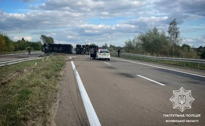 Відновили рух на 449 кілометрі траси Київ – Ковель – Ягодин