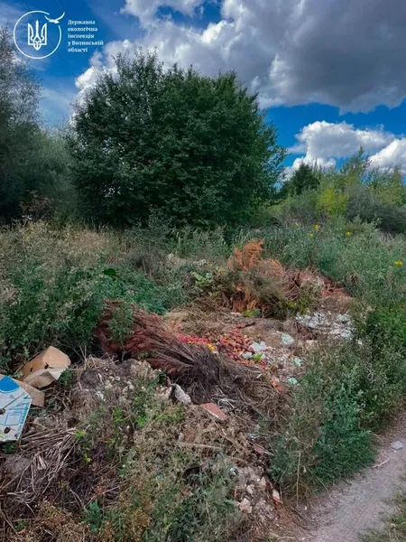 На Ковельщині знайшли два стихійних сміттєзвалища (фото)