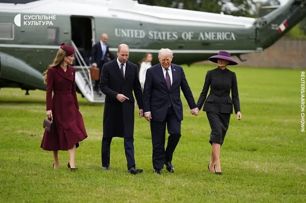 Трамп прибув до Британії на зустріч із королем Чарльзом: у Лондоні протести (фото)