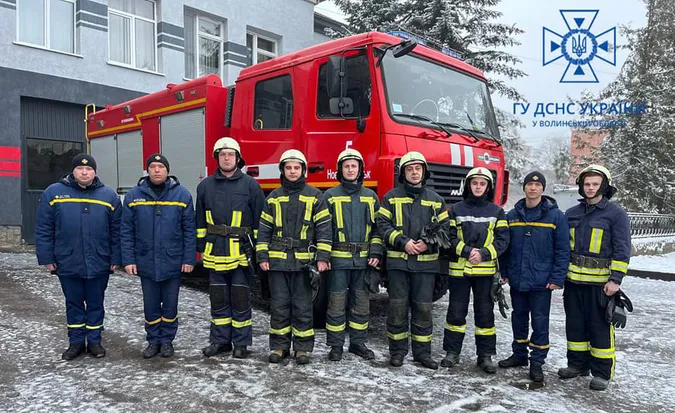 Волинські рятувальники, які витягнули з крижаної води дітей, – знову в строю (фото)