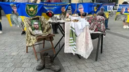 У Луцьку накрили великодній стіл для полонених та безвісти зниклих (фото)