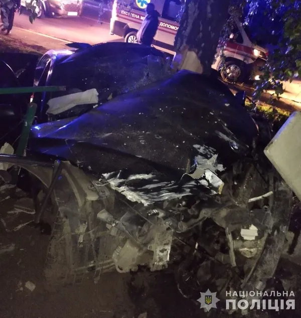 На Горохівщині BMW врізався в дерево – водій та пасажир загинули (фото, оновлено)