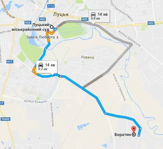 Голові міськрайонного суду від дому до роботи буде зовсім недалечко