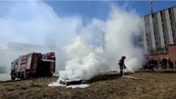 На Волині рятувальники влаштували навчання у педколеджі (фото, відео)
