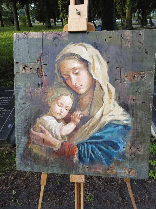 Зброю змінив на пензель: історія 57-річного добровольця з Волині (фото)