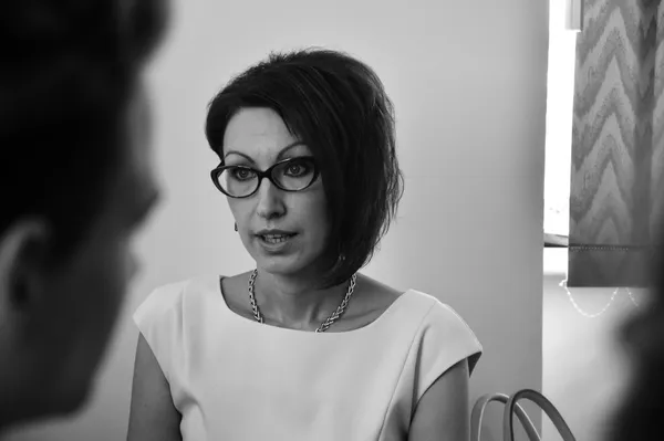 Очільниця відділу інформаційної політики Волинсько ОДА Світлана Головачук - одна із багатьох лекторів...