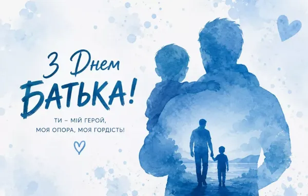 З Днем батька: гарні листівки і найкращі привітання