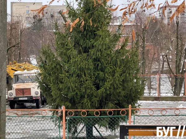 Новорічна ялинка у Нововолинську буде у новому місці (фото)