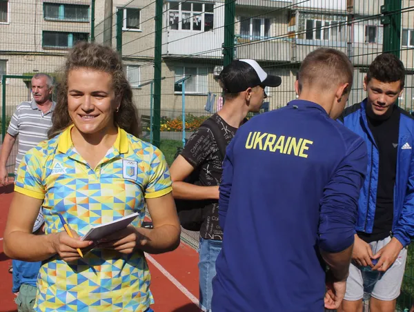 Як лучани робили зарядку разом з олімпійцями (фото)