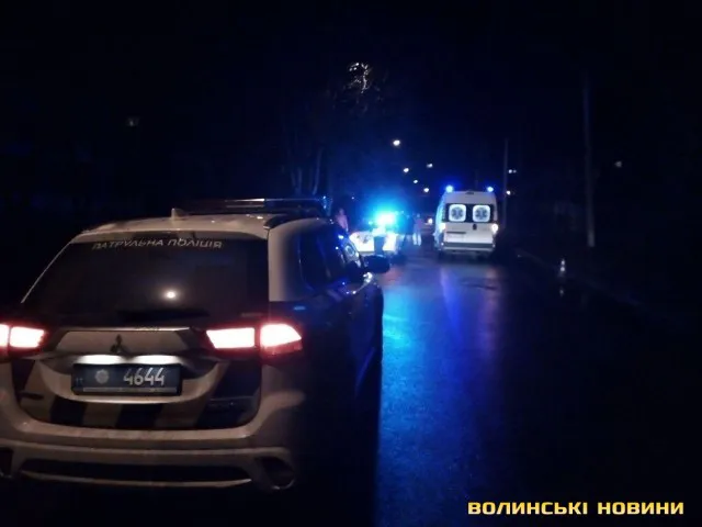 У новорічну ніч у Луцьку збили пішохода (фото)