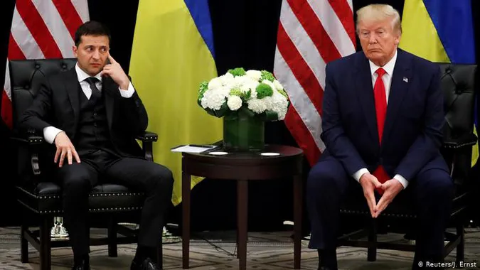 Американський актор намалював карикатуру на Трампа і Зеленського (фото)