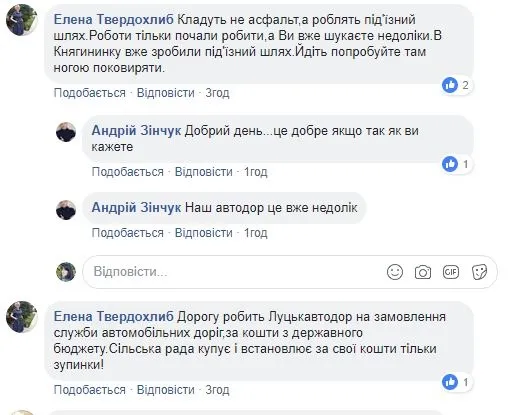 Асфальт «розлазиться»: в Княгининку скаржаться на ремонт дороги (відео)
