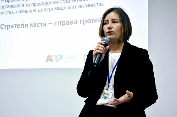 Представниця ГО «Нова країна» Олена Горб