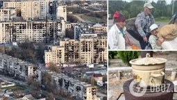В окупованих Олешках на Херсонщині люди з голоду їдять бур'яни (фото)