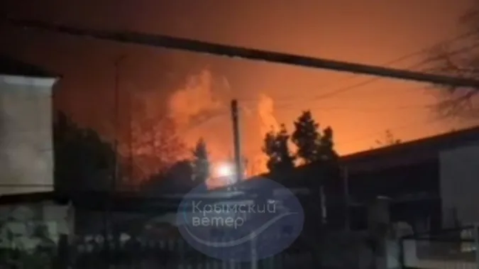 Бавовна на військовій базі рф в Криму: відповідальність на себе взяли партизани