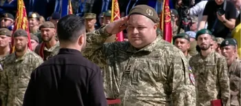 Командир «Сталевої Сотки» став повним кавалером ордена Богдана Хмельницького (відео)