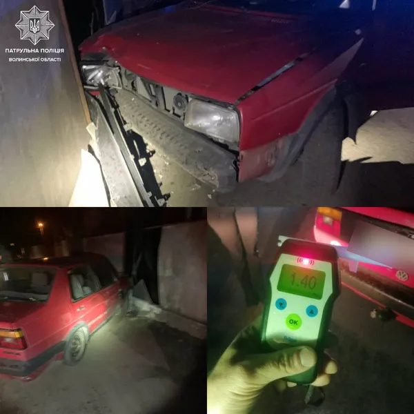 У Ковелі паркани зупинили двох п'яних водіїв, які тікали від поліції (фото)