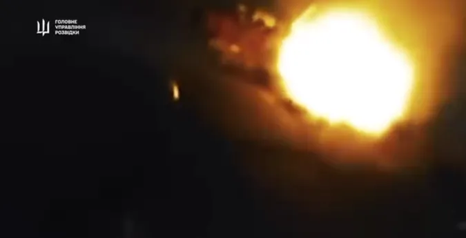 У московській області спалили штурмовий гелікоптер Мі-24 (відео)