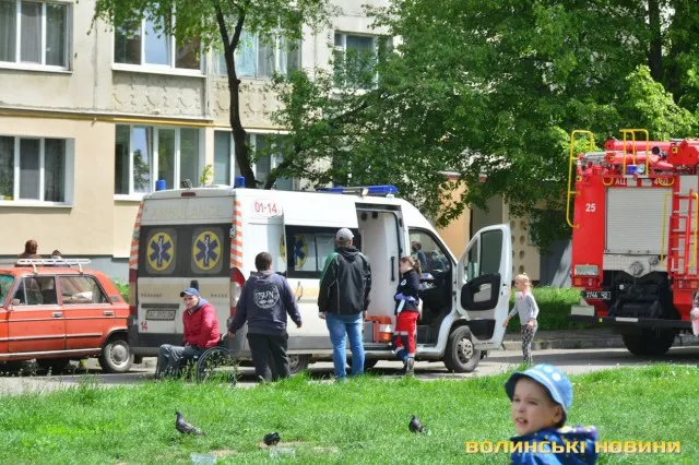 У Луцьку – пожежа у багатоповерхівці