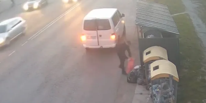 У Луцьку муніципали вистежили «сміттєву зозулю» (відео)