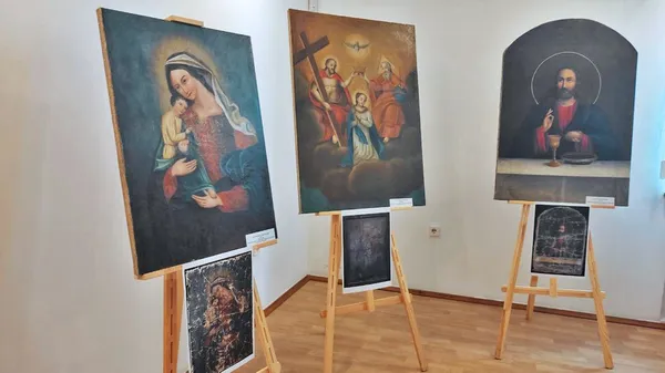 Як виглядають відреставровані ікони XVIII-XIX століть, які представили у Музеї волинської ікони (фото, відео)