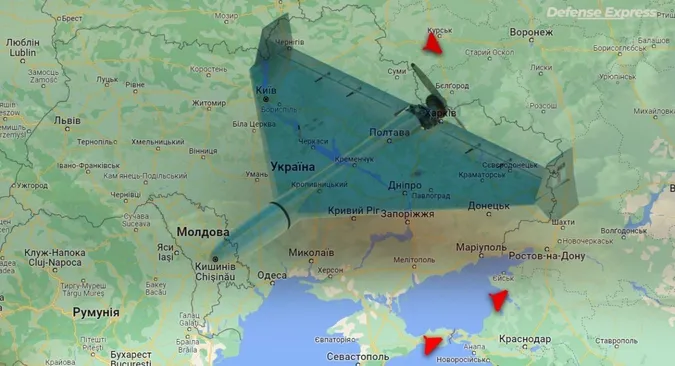 Де на Волині літає шахед (карта)