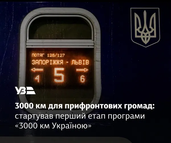 Стартувала програма «3000 км Україною»: як і куди можна поїхати безкоштовно