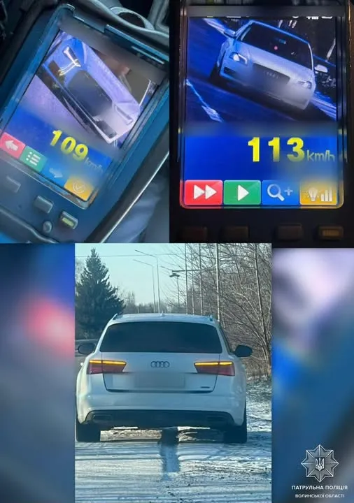 На Волині зловили двох «шумахерів» на Audi – один був «без прав» (фото)