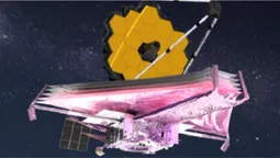 На космічному телескопі NASA розгорнули величезне позолочене дзеркало (фото)