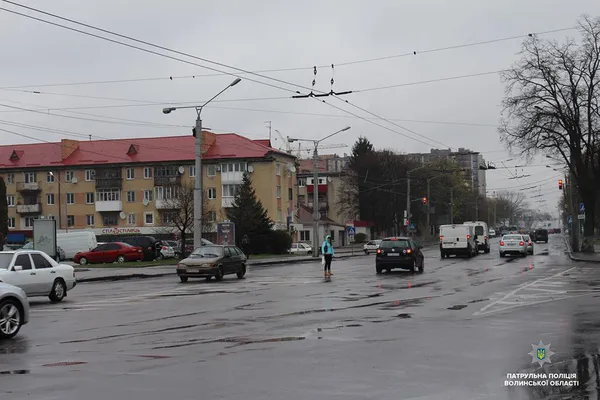 Патрульні навчали лучан правильно переходити дорогу (фото)