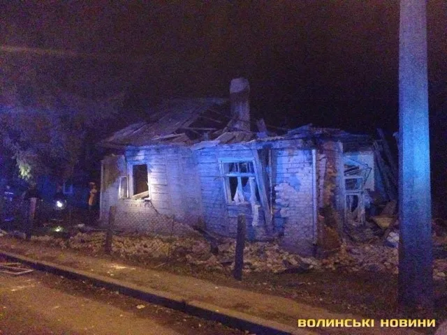 У Луцьку п'яний чоловік підірвав свій будинок