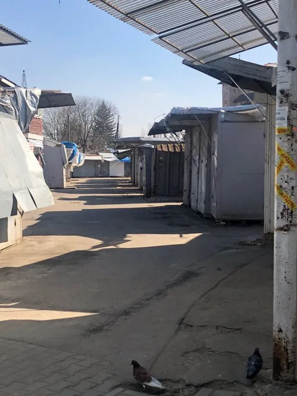Центральний ринок у Луцьку пішов на карантин (фото)