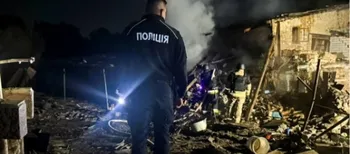 Виявили уламки «Герані-5»: на Рівненщині правоохоронці показали наслідки атаки (фото)