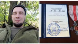 Захищає Україну з 2014: волинянин отримав «Сталевий хрест» від Залужного (фото)