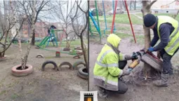 У Луцьку з дворів забирають автомобільні шини (фото)
