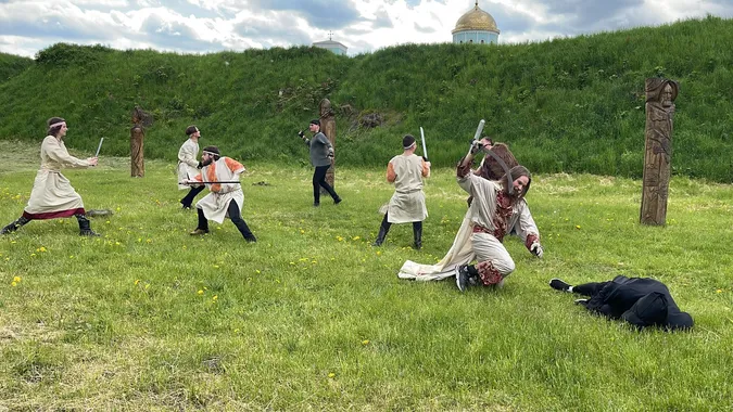 На Волині знімають фільм про язичницьких богів (фото)
