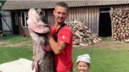 У річці Стир спіймали гігантського сома (фото)