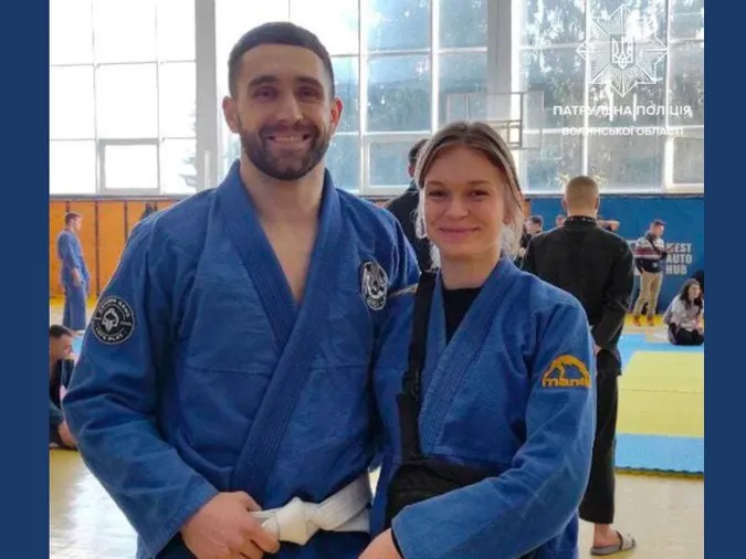 Двоє волинських патрульних здобули «золото» та «срібло» на чемпіонаті з джиу-джитсу