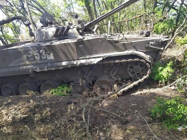 Українські штурмовики здобули в бою трофейну російську БМП-3 (фото)