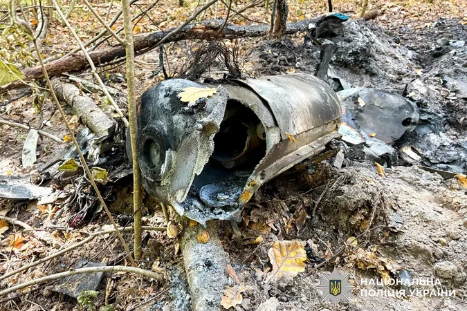Виявили уламки «Герані-5»: на Рівненщині правоохоронці показали наслідки атаки (фото)