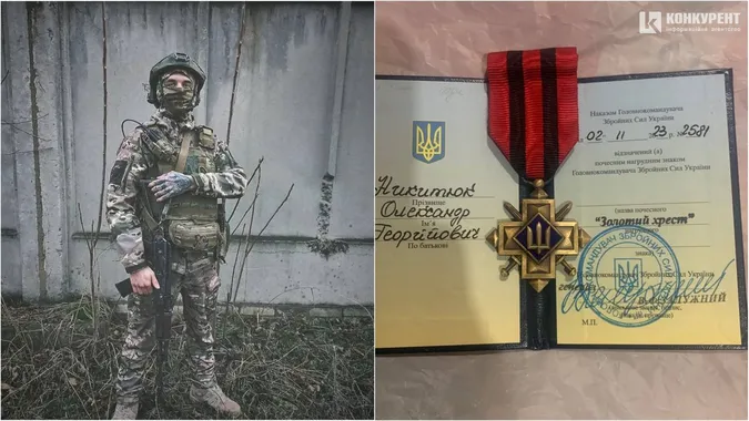 Воїн з Торчинської громади отримав почесну нагороду від Залужного
