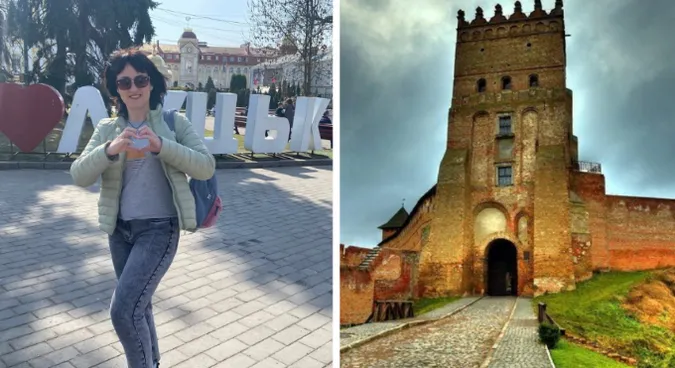 Від замку Любарта до кави з вогнем: що вразило туристку в Луцьку (фото)