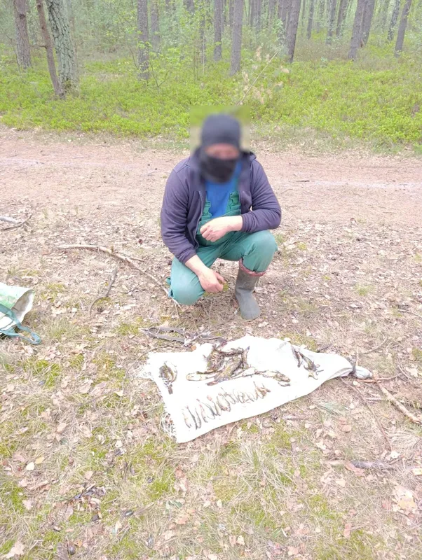 Ловив цінні види риб: на Волині виявили порушника (фото)