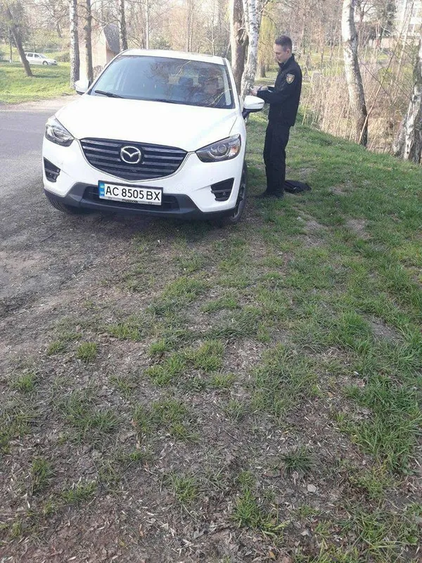 Муніципали знову наловили автопорушників у луцькому парку (фото) 