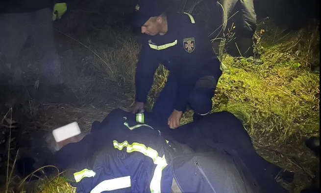 76-річного чоловіка, який заблукав у лісі на Волині, знайшли за допомогою дрона (фото)
